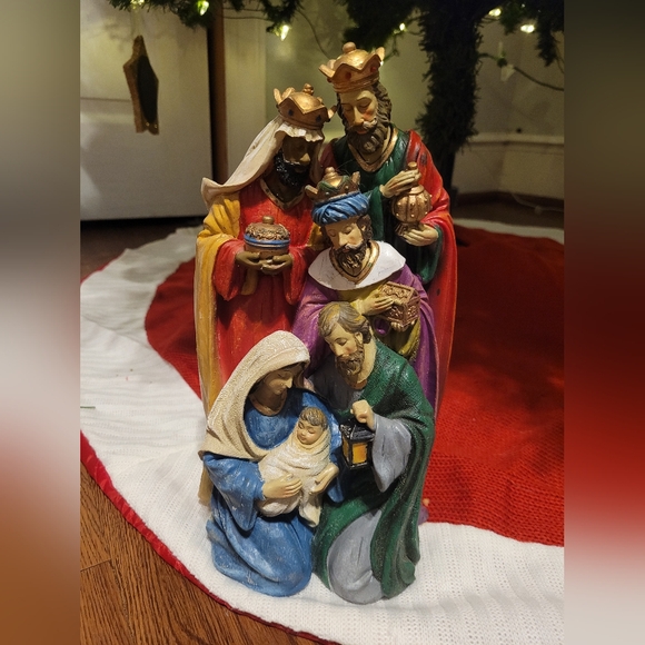 Birth of baby Jesus.Nativity